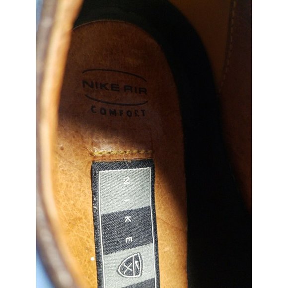 Nike Air Golf Shoes Kempshall Last Men's Sz 8 Brown White - Picture 8 of 9